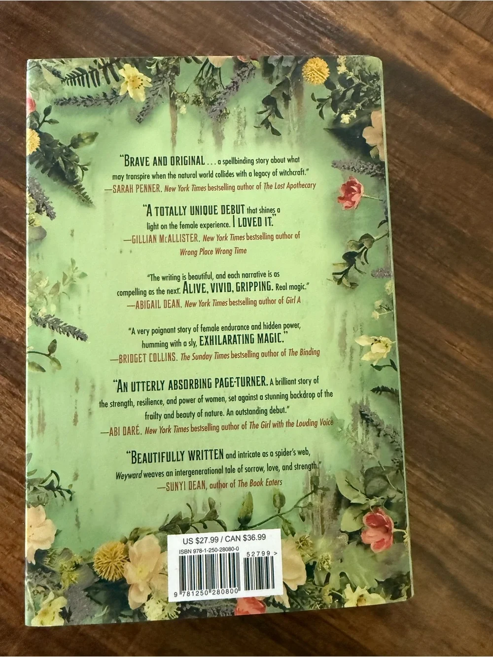 Weyward by Emilia Hart - Illustrated Green Hardcover
